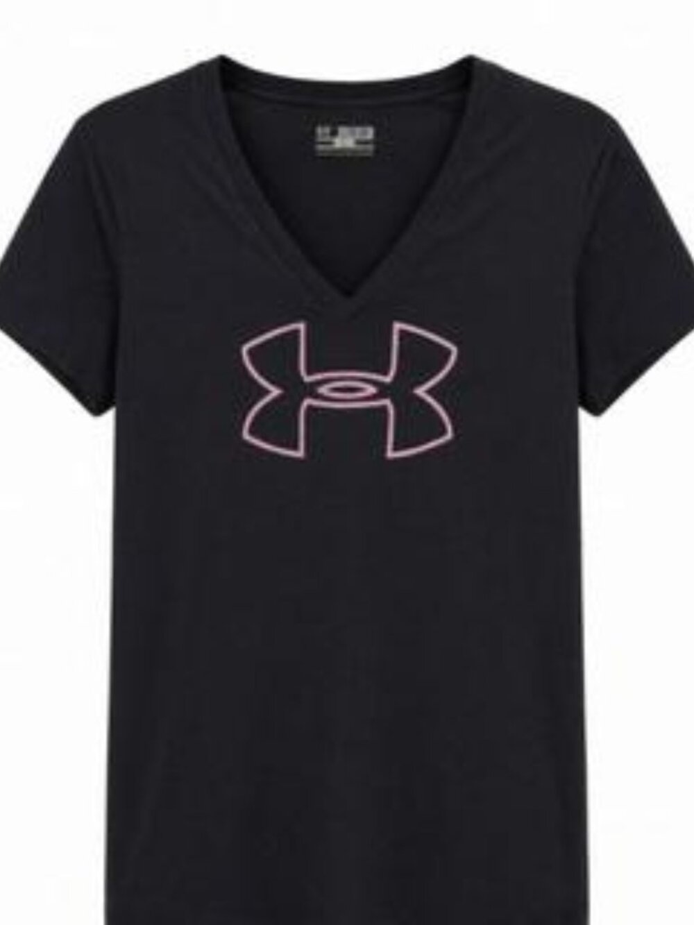 Under Armour V-Neck T-Shirt M Black